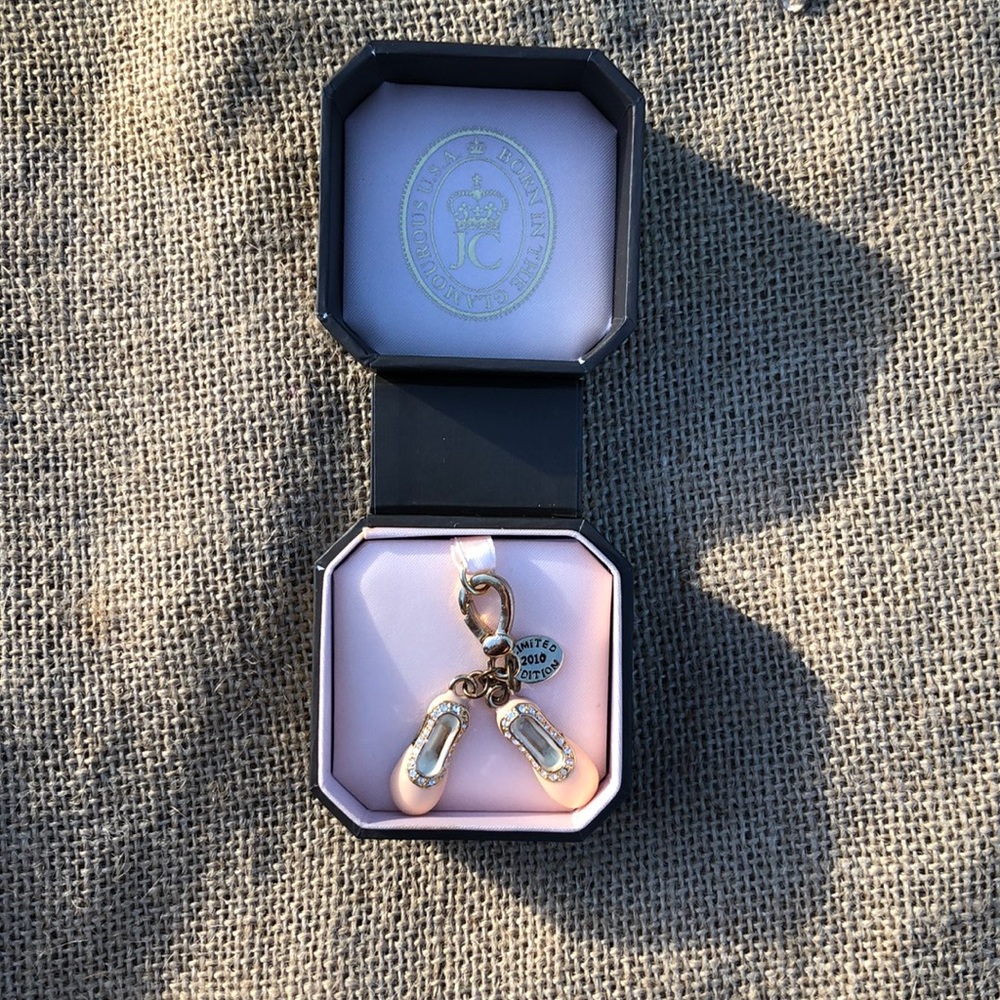 Limited edition juicy couture ballet slipper charm
